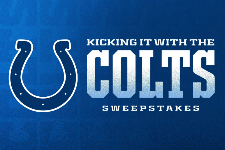 Kicking It with the Colts Sweepstakes 2023 with corporate sponsor, the  Indianapolis Colts